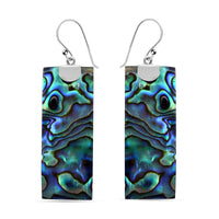 Mother Of Pearl Dangle Earrings in Sterling Silver
