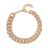 Champagne Austrian Crystal in Goldtone