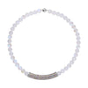 White Aurora Borealis Glass