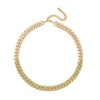 Green Austrian Crystal in Goldtone