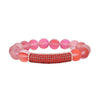 Red Aurora Borealis Glass