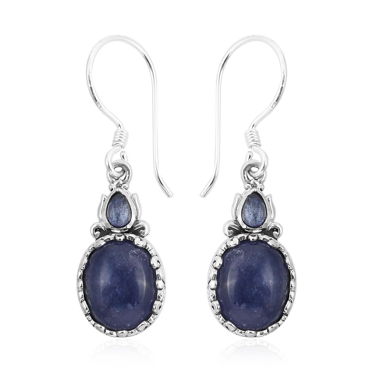 Bali Legacy Tanzanite Earrings in Sterling Silver 10.60 ctw