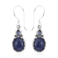 Bali Legacy Tanzanite Earrings in Sterling Silver 10.60 ctw - Sticky add to cart bar