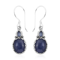 Bali Legacy Tanzanite Earrings in Sterling Silver 10.60 ctw