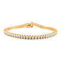 14K Yellow Gold G SI3 Diamond Tennis Bracelet (7.00 In) 12.65 Grams 3.00 ctw - Sticky add to cart bar