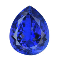 Certified and Appraised AAAA Tanzanite (Pear Free Size) 2.50 ctw