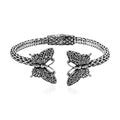 BALI LEGACY Sterling Silver Butterfly Cuff Bracelet (7.50 in) 30 Grams - Sticky add to cart bar