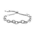 Cable Chain Bracelet with Adjustable Ball in Stainless Steel - Sticky add to cart bar