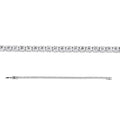 Simulated Diamond Tennis Bracelet in Silvertone (7.00 In) 27.70 ctw - Sticky add to cart bar