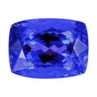 Certified 11.00 ctw Cushion Tanzanite Loose Gemstone – AAAA Grade, Free Size