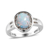 Ethiopian Welo Opal & Champagne Diamond