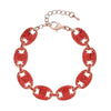 Red Austrian Crystal in Rosetone