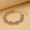 Champagne Austrian Crystal in Goldtone