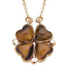 South African Yellow Tigers Eye in Goldtone
