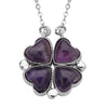 Amethyst in Silvertone
