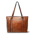 Rofozzi- Large Laptop Lugger Vegan Leather Tote Bag for Women (Eco-friendly) | Women's Designer Work Tote Bags | Ladies Purse - Sticky add to cart bar