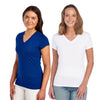 White & Blue