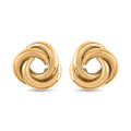 14K Yellow Gold Knotted Stud Earrings - Sticky add to cart bar