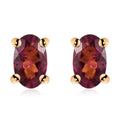 Premium Ouro Fino Rubellite Stud Earrings in Vermeil Yellow Gold Over Sterling Silver 0.40 ctw - Sticky add to cart bar