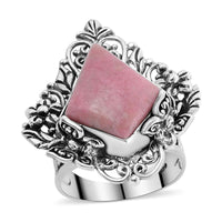 BALI LEGACY Norwegian Thulite Ring in Sterling Silver (Size 10.0) 10 Grams 10.00 ctw