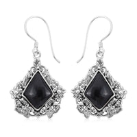 BALI LEGACY Norwegian Thulite Earrings in Sterling Silver 9 Grams 24.80 ctw