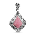 BALI LEGACY Brazilian Smoky Quartz Pendant in Sterling Silver 7 Grams 10.00 ctw - Sticky add to cart bar