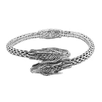 Bali Legacy |925 Sterling Silver Bracelet| Dragon Bracelet (7.25 In)