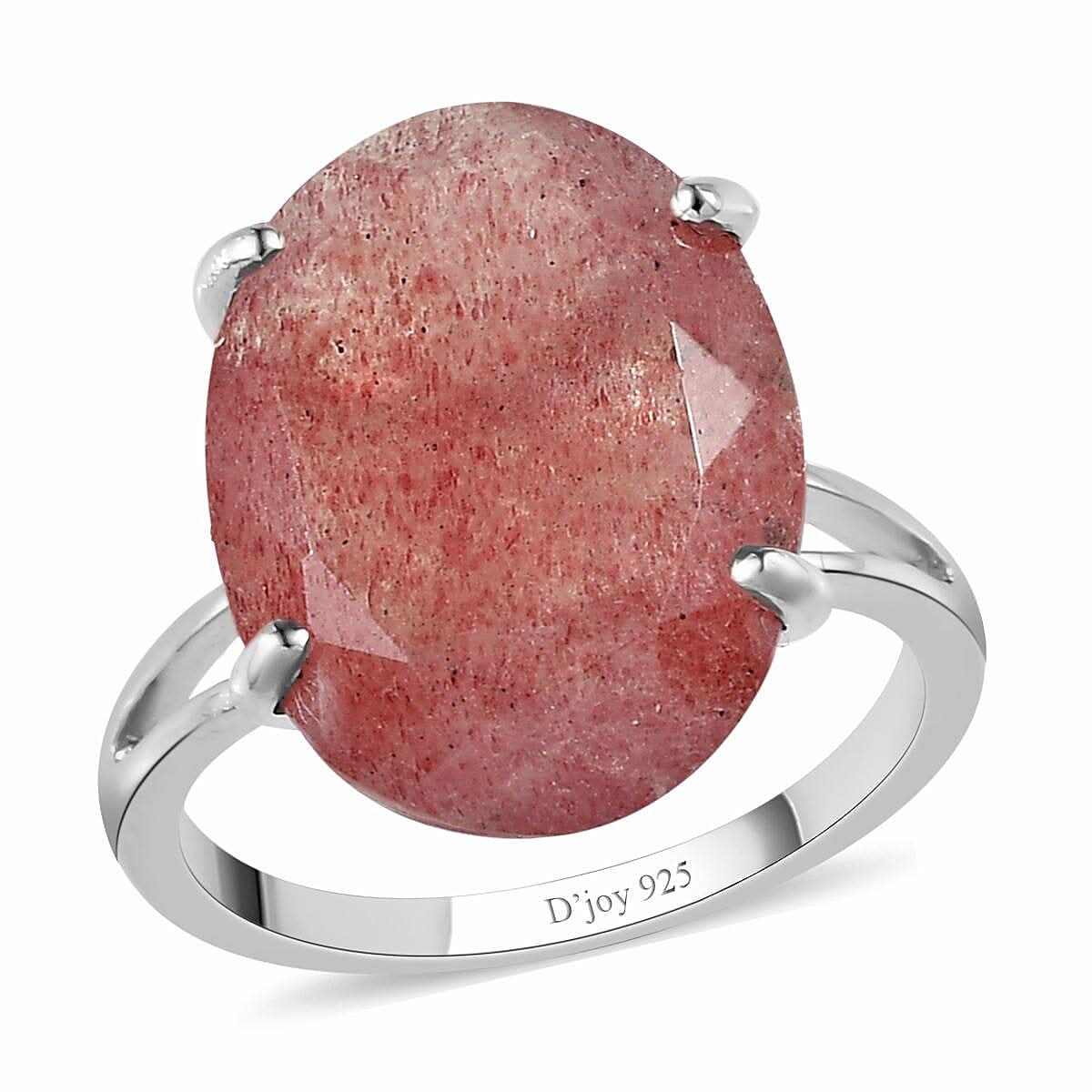 Natural Tanzanian Natronite Solitaire Ring in Platinum Over Sterling Silver (Size 10.0) 10.90 ctw