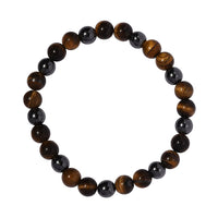Lapis Lazuli and Hematite Beaded Stretch Bracelet 140.50 ctw