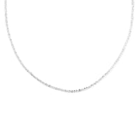 Italian Sterling Silver 1.15mm Roc Necklace 20 Inches 3 Grams