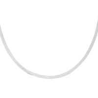 Italian Sterling Silver 3.2mm Magic Necklace (18 Inches) (6 g)