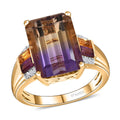 Doorbuster Premium Anahi Ametrine and Multi Gemstone Ring in Vermeil Yellow Gold Over Sterling Silver 7.25 ctw - Sticky add to cart bar