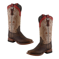 TANNER MARK Multicolor Floral Stitch Python Print 6.5