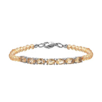 KARIS Amethyst Bracelet in Platinum Bond (6.50 In) 11.50 ctw