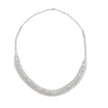 Austrian Crystal Necklace 24 Inches in Silvertone - Sticky add to cart bar