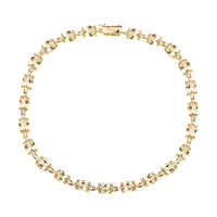 14K Yellow Gold AAA Turkizite Bracelet (7.50 In) 10.35 ctw