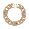 Champagne Austrian Crystal in Goldtone
