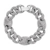 Austrian Crystal in Silvertone