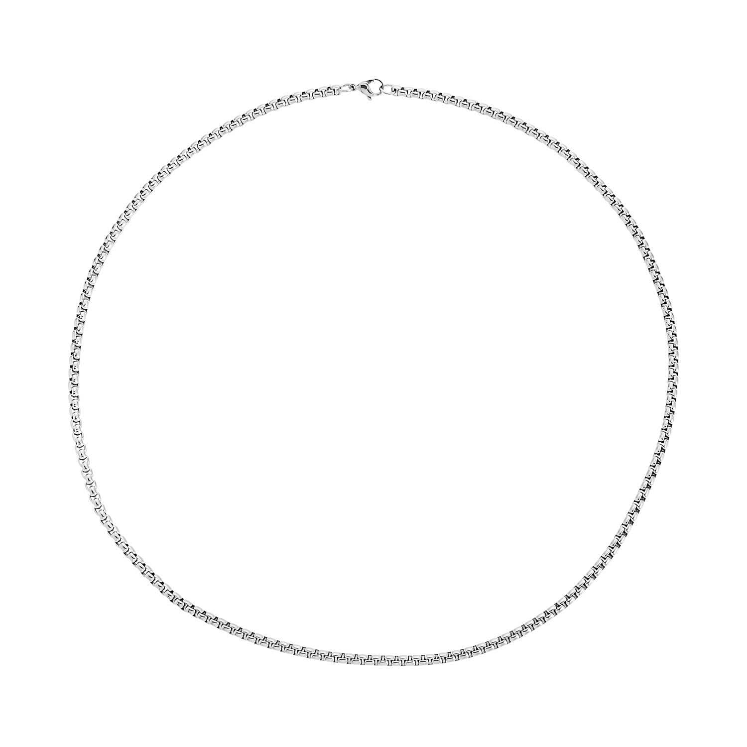 Striking Book Necklace 24 Inches in Stainless Steel 26 Grams