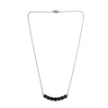 Thai Black Spinel 7.30 ctw Necklace in Stainless Steel 18 Inches, Tarnish-Free, Waterproof, Sweat Proof Jewelry - Sticky add to cart bar