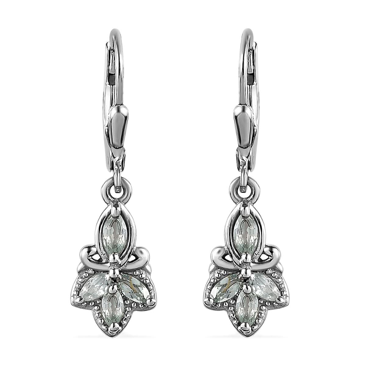 Narsipatnam Alexandrite Lever Back Earrings in Sterling Silver 0.85 ctw
