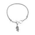 Bali Legacy Sterling Silver Tulang Naga Dragon Bracelet with Dragon Charm (6.50-8.0In) 8.20 Grams - Sticky add to cart bar