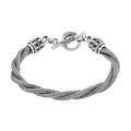 Bali Legacy Sterling Silver Tulang Naga Twisted Rope Bracelet (7.50 In) 29 Grams - Sticky add to cart bar
