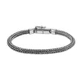Bali Legacy Sterling Silver Tulang Naga Round Bracelet (7.50 In) 23.90 Grams - Sticky add to cart bar