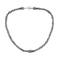 Bali Legacy Sterling Silver Tulang Naga and Borobudur Necklace 20 Inches 91.75 Grams - Sticky add to cart bar