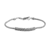 Doorbuster BALI LEGACY Sterling Silver Tulang Naga Chain Bracelet (7.50 In) 11 Grams