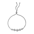 Karis Diamond Bolo Bracelet in Platinum Bond - Sticky add to cart bar