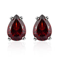 Brazilian Smoky Quartz Solitaire Stud Earrings in Sterling Silver 1.35 ctw - Sticky add to cart bar