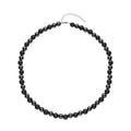 Doorbuster Hematite and Shungite Beaded Necklace 18-20 Inches in Rhodium Over Sterling Silver 300.00 ctw - Sticky add to cart bar
