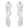 Swirl Hoop Earrings in Sterling Silver 10.56 Grams - Sticky add to cart bar